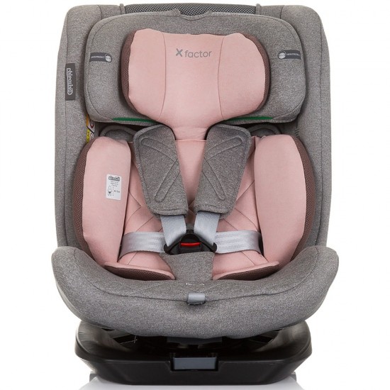 Scaun auto Chipolino X Factor I-Size 40-150 cm Flamingo cu sistem Isofix