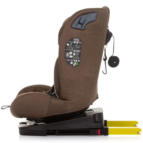 Scaun auto Chipolino X Factor I-Size 40-150 cm Macadamia cu sistem Isofix