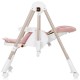 Scaun de masa Chipolino Milk Shake 2 in 1 Flamingo