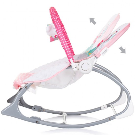 Scaunel balansoar Chipolino Melody Pink