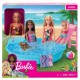 Set de joaca Barbie - Papusa cu piscina Set de joaca Barbie - Papusa cu piscina