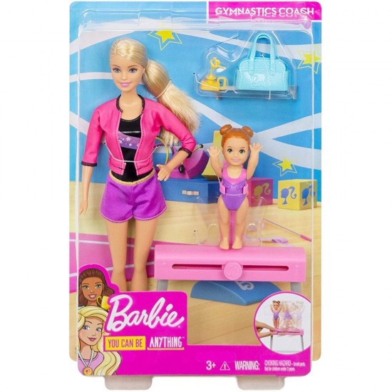 Set Barbie I can be Sport 2 papusi cu accesorii - Antrenoare de gimnastica