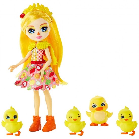 Set Enchantimals Mattel - Papusa cu 4 figurine