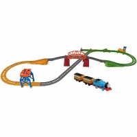 Set Thomas and Friends 3 in 1 cu sina, vagoane si locomotiva motorizata