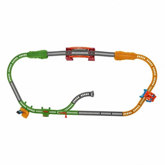 Set Thomas and Friends 3 in 1 cu sina, vagoane si locomotiva motorizata