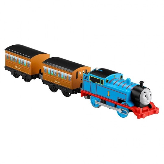 Set Thomas and Friends 3 in 1 cu sina, vagoane si locomotiva motorizata