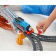 Set trenulet Thomas and Friends Walking Bridge cu sina si locomotiva motorizata