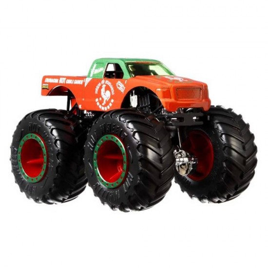 Set masinute Hot Wheels Monster Trucks Monster Patriot vs Tuon Ot Sriracha