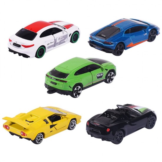 Set Majorette Dream Cars Italy cu 5 masinute din metal