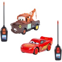 Set masini Jada Toys RC Cars Lightning McQueen + Mater Twin Pack 1:32 14 cm cu telecomanda