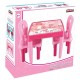 Set masuta cu 2 scaune pentru copii Pilsan Hobby Study Table Pink