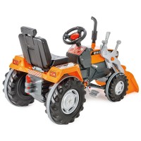 Tractor cu pedale Pilsan Super Excavator 07-297 portocaliu