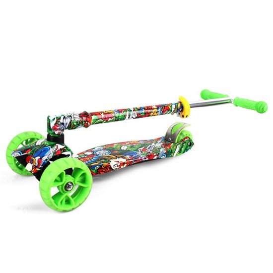 Trotineta Chipolino Croxer Evo Green Grafitti