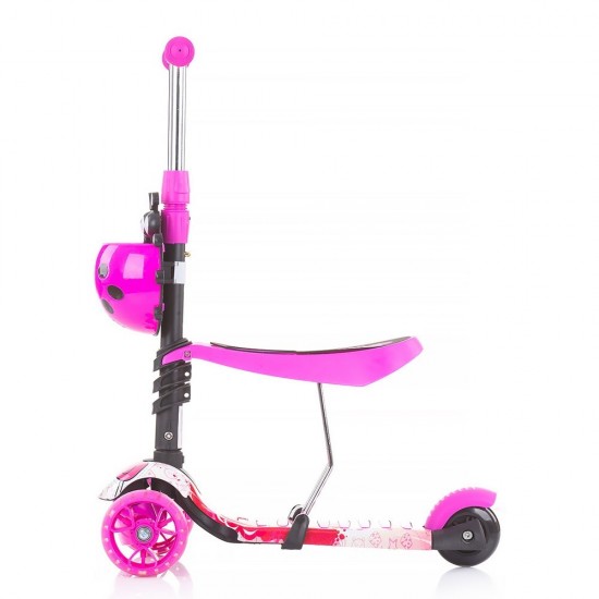 Trotineta Chipolino Kiddy Evo 3 in 1 cu maner Lollipop