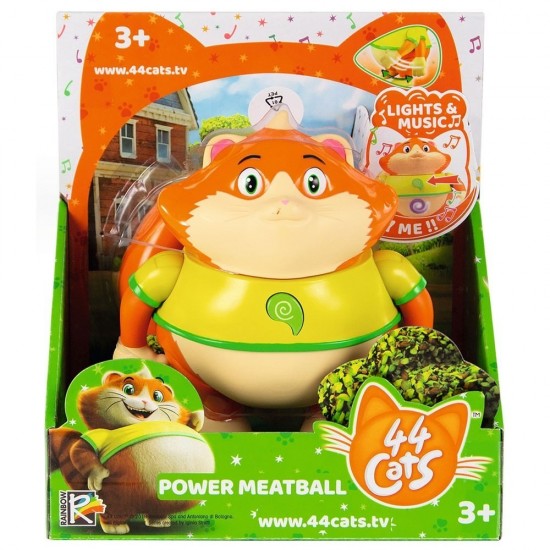 Figurina 44 de Pisici Meatball 15 cm cu lumini si melodii