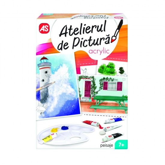 Atelier de pictura acrilic mini peisaje