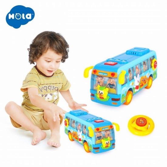 Autobuz dansator cu sunete si lumini Hola Toys