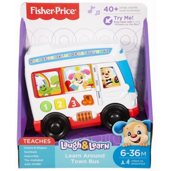 Autobuz cu sunete limba romana Fisher Price