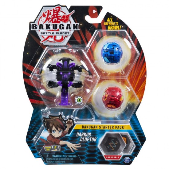 Pachet Start Darkus Cloptor Bakugan