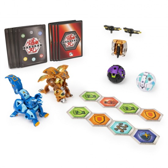 Set de lupta Bakugan S2 Ultra Howlkor si Dragonoid cu Baku-Gear