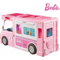 Rulota de vis Barbie 3 in 1 super accesorizata cu 60 de piese