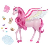 Calut Pegasus Barbie cu accesorii