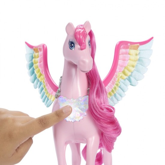 Calut Pegasus Barbie cu accesorii