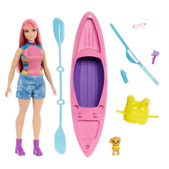 Papusa Barbie Camping Daisy cu accesorii