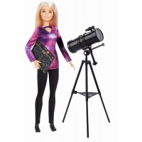Papusa Barbie Astrolog cu telescop