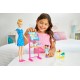 Set de joaca Barbie Cariere - Papusa blonda profesoara cu mobilier