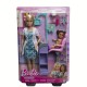 Set mobilier cu papusa Barbie doctor stomatolog blonda