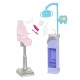 Set mobilier cu papusa Barbie doctor stomatolog blonda