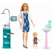 Set de joaca papusa Barbie Medic Stomatolog