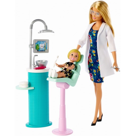 Set de joaca papusa Barbie Medic Stomatolog