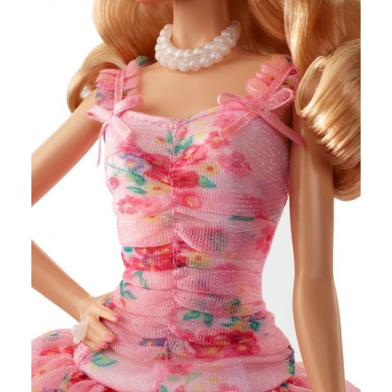 Papusa Barbie de colectie aniversara 60 ani - La multi ani