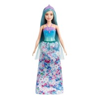 Papusa Barbie Dreamtopia printesa cu par albastru