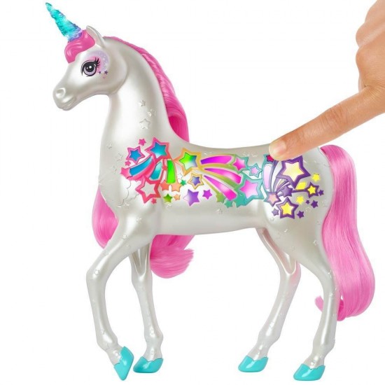 Unicorn Barbie Dreamtopia cu lumini si sunete