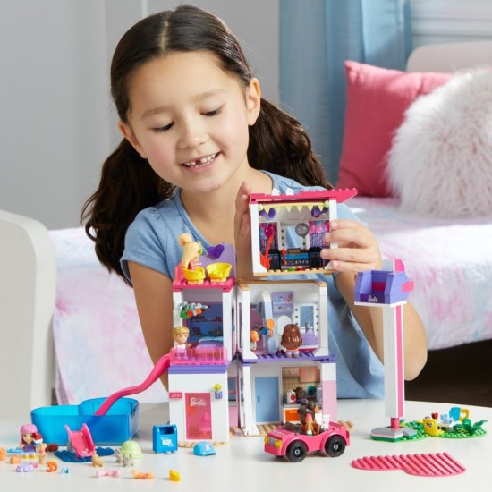 Set de joaca Barbie Mega Bloks Dreamhouse Color Reveal 