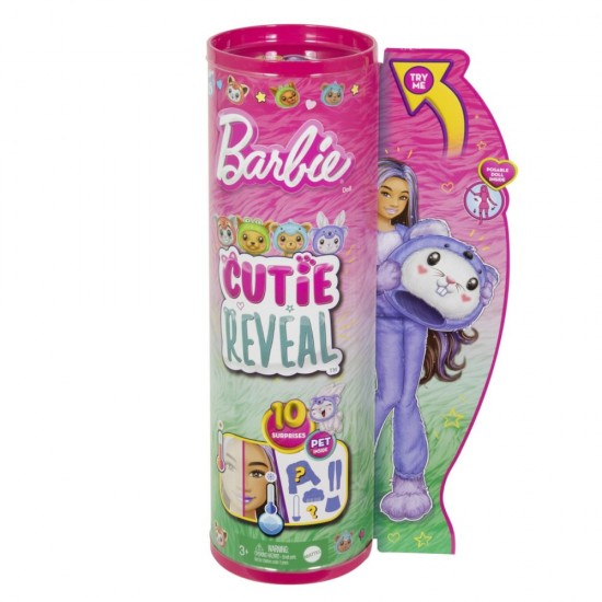 Papusa Barbie Cutie Reveal Iepuras Urs Koala