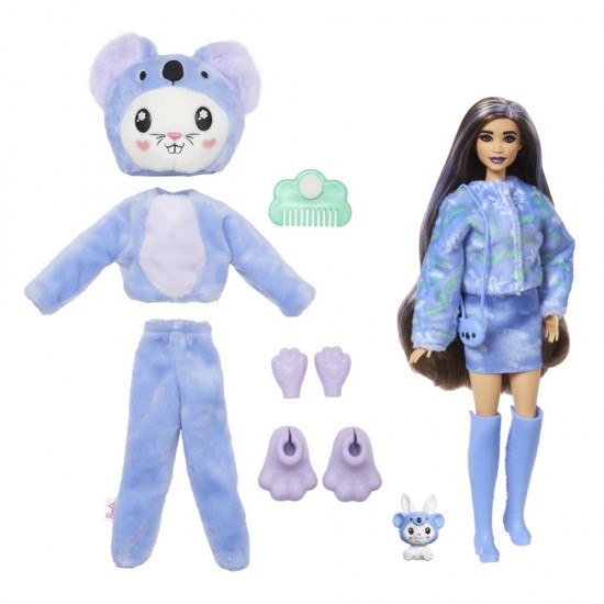 Papusa Barbie Cutie Reveal Iepuras Urs Koala