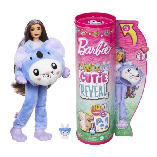 Papusa Barbie Cutie Reveal Iepuras Urs Koala