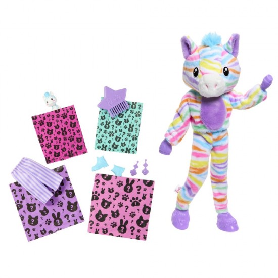 Papusa Barbie Cutie Reveal Zebra