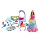 Set de joaca papusa Barbie cu unicorn