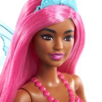 Papusa Barbie zana cu par roz