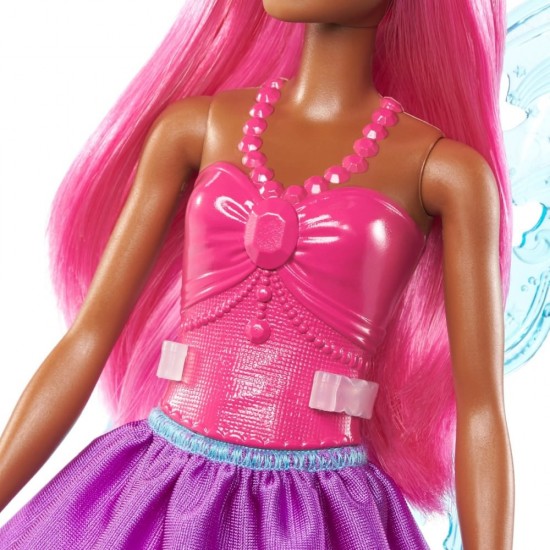 Papusa Barbie zana cu par roz