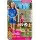 Set papusa blonda Barbie Cariere - Antrenor de fotbal 