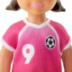 Set papusa blonda Barbie Cariere - Antrenor de fotbal 