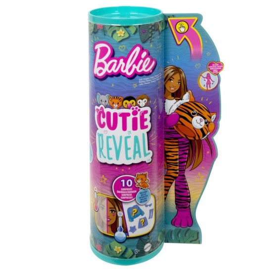 Papusa Barbie Cutie Reveal Tigru