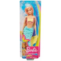 Papusa Barbie Dreamtopia Sirena cu parul roz