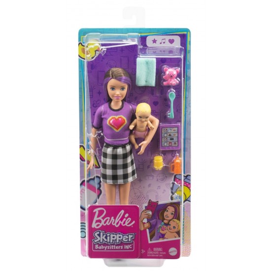 Papusa satena Barbie Skipper First Jobs - Babysitter